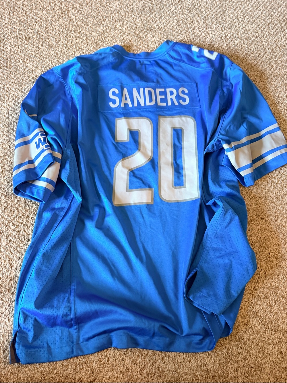 Barry Sanders 4XL #20 Lions Football Jersey Shirt